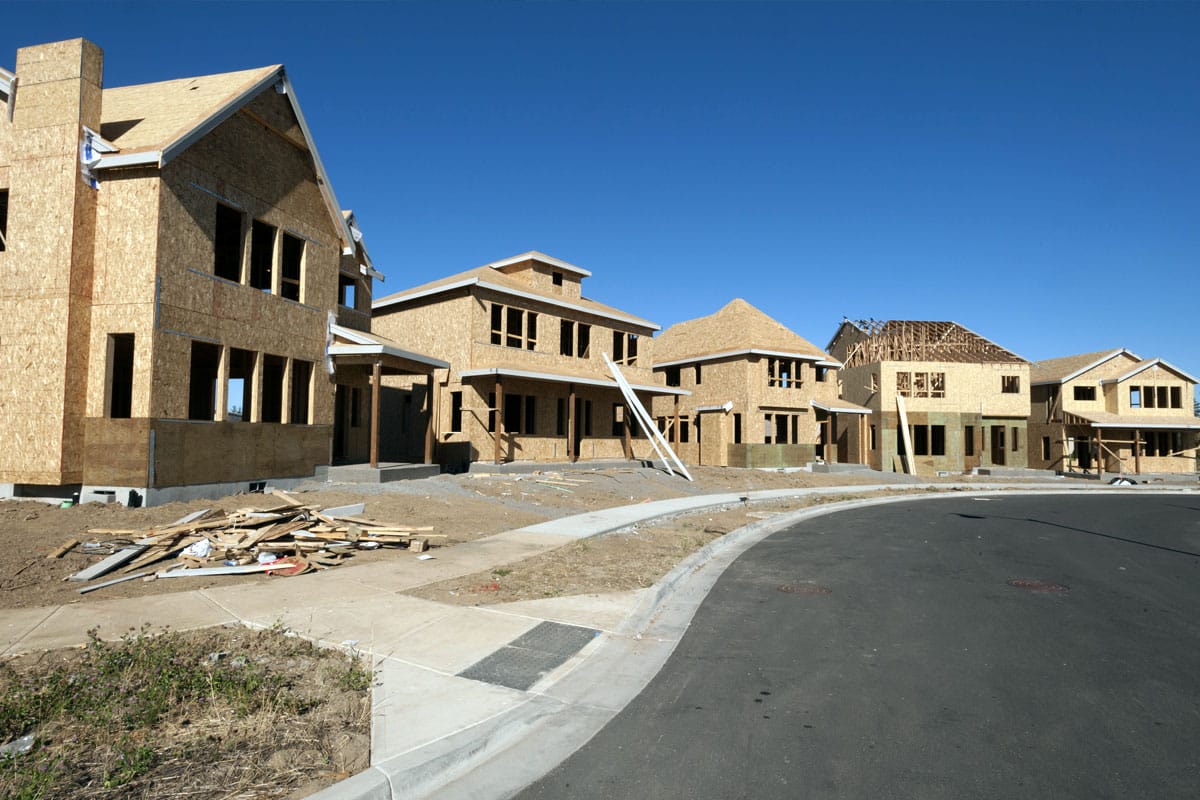 New construction homes community